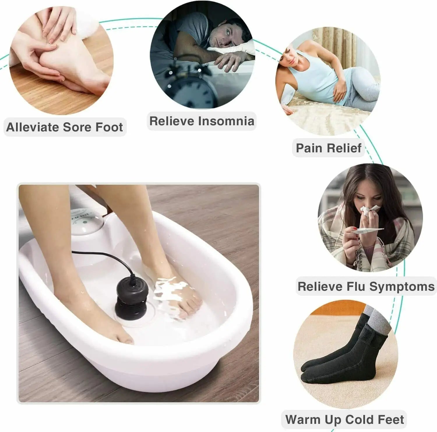 Ionic Foot Spa for Home Relaxation
