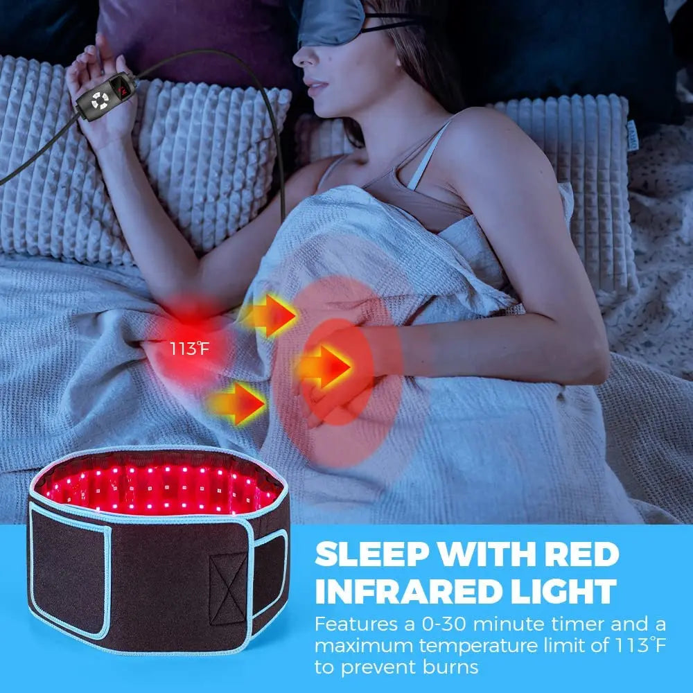 Infrared & Red Light Therapy Belt for Pain Relief